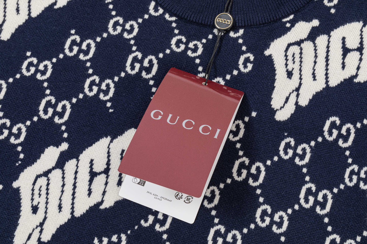 250930 New high-quality and distinctive full-printed wool round-neck sweater