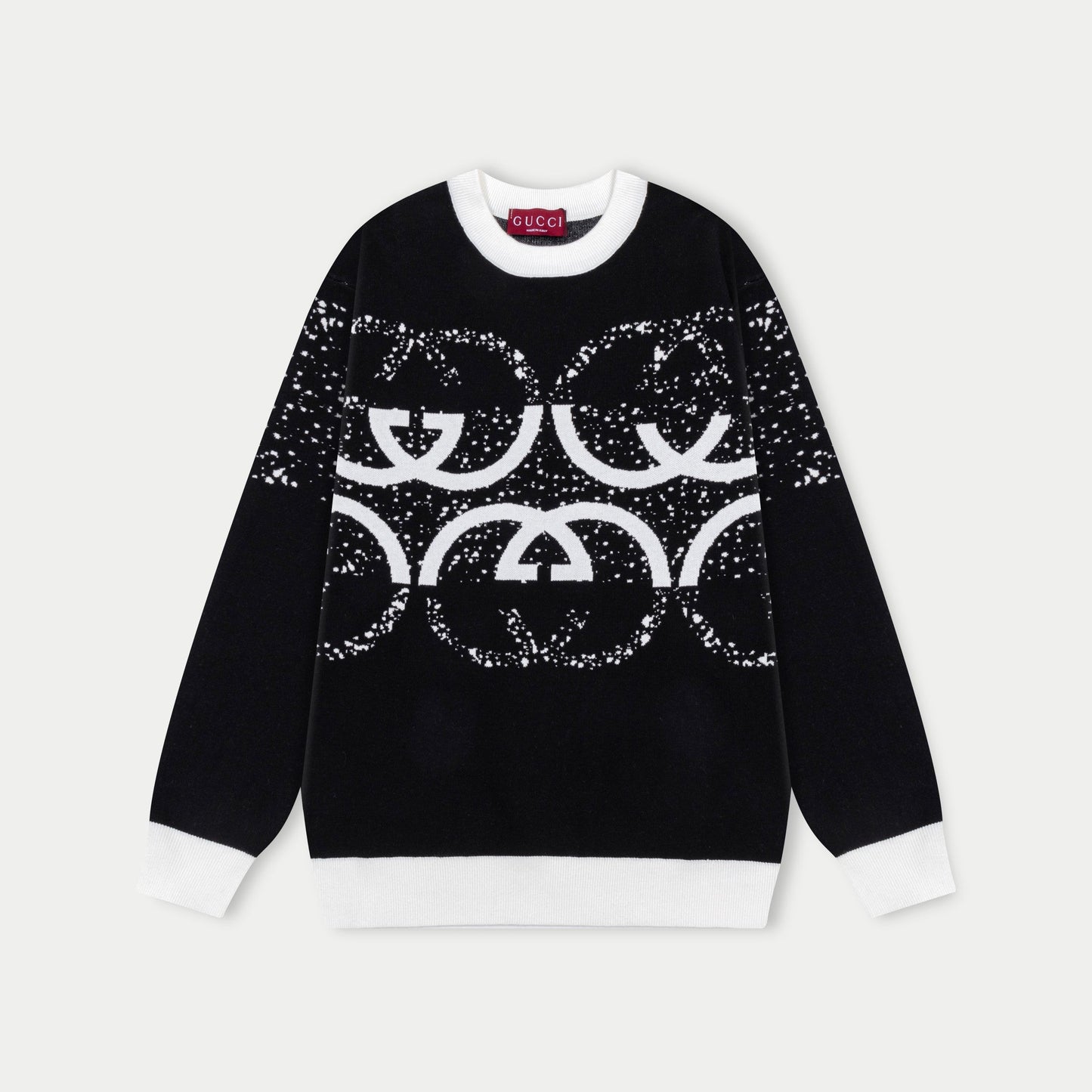 250930 New high-quality, distinctive logo wool round-neck sweater
