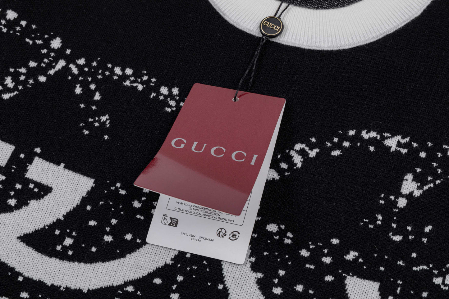 250930 New high-quality, distinctive logo wool round-neck sweater