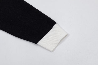 250930 New high-quality, distinctive logo wool round-neck sweater