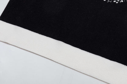 250930 New high-quality, distinctive logo wool round-neck sweater
