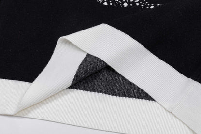 250930 New high-quality, distinctive logo wool round-neck sweater