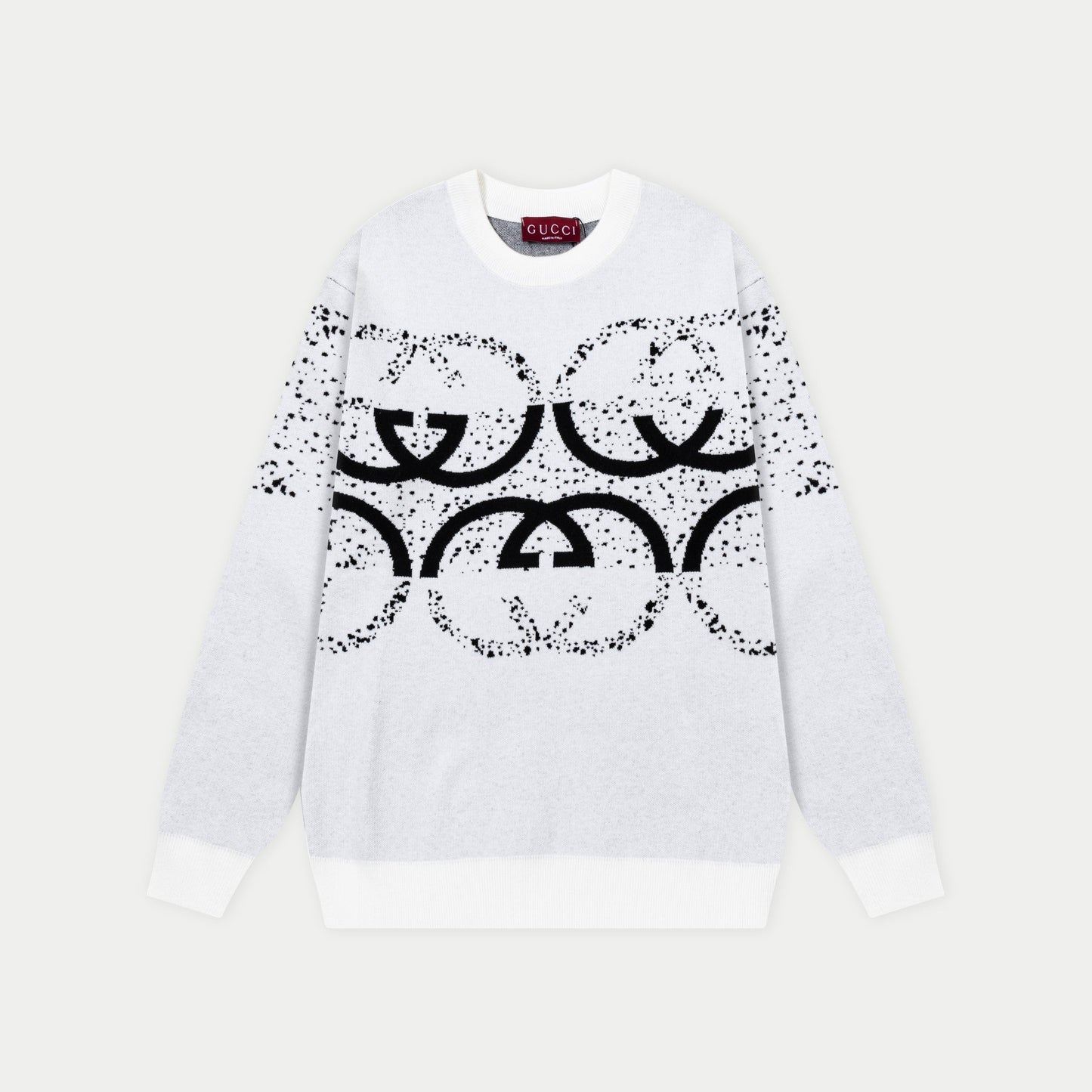 250930 New high-quality, distinctive logo wool round-neck sweater