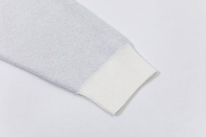 250930 New high-quality, distinctive logo wool round-neck sweater