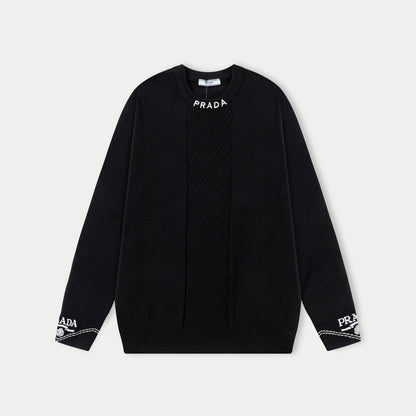 250930 New high-quality classic wool round-neck sweater
