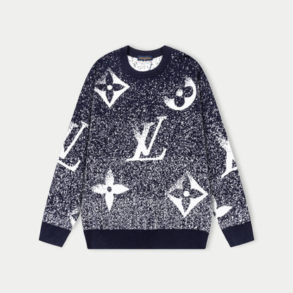 250930 New high-quality Christmas atmosphere wool round-neck sweater