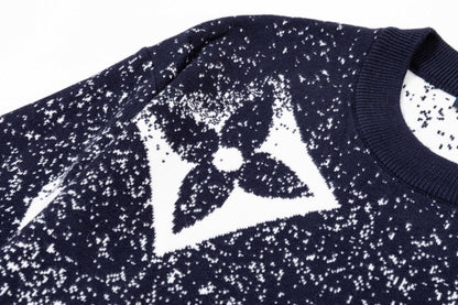 250930 New high-quality Christmas atmosphere wool round-neck sweater