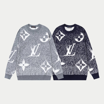 250930 New high-quality Christmas atmosphere wool round-neck sweater