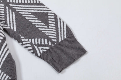 250930 New high-quality, distinctive textured wool round-neck sweater