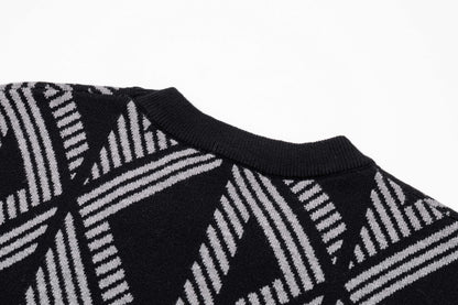 250930 New high-quality, distinctive textured wool round-neck sweater