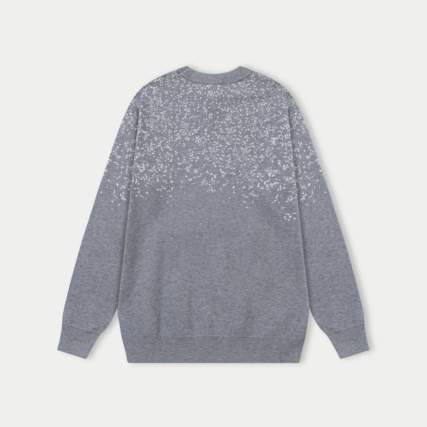 250930 new high-quality, soft, star-studded wool round-neck sweater