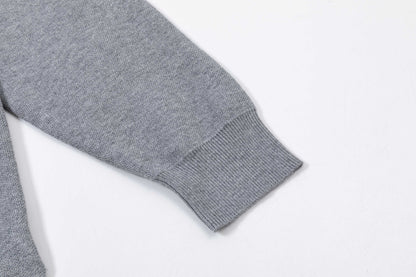 250930 new high-quality, soft, star-studded wool round-neck sweater