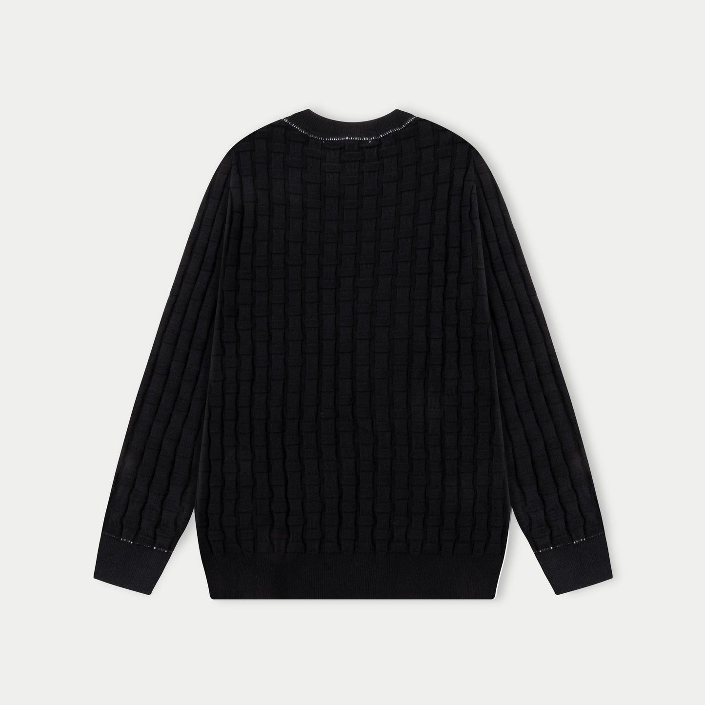 250930 new high-quality, soft and distinctive round-neck wool sweater with a neckline