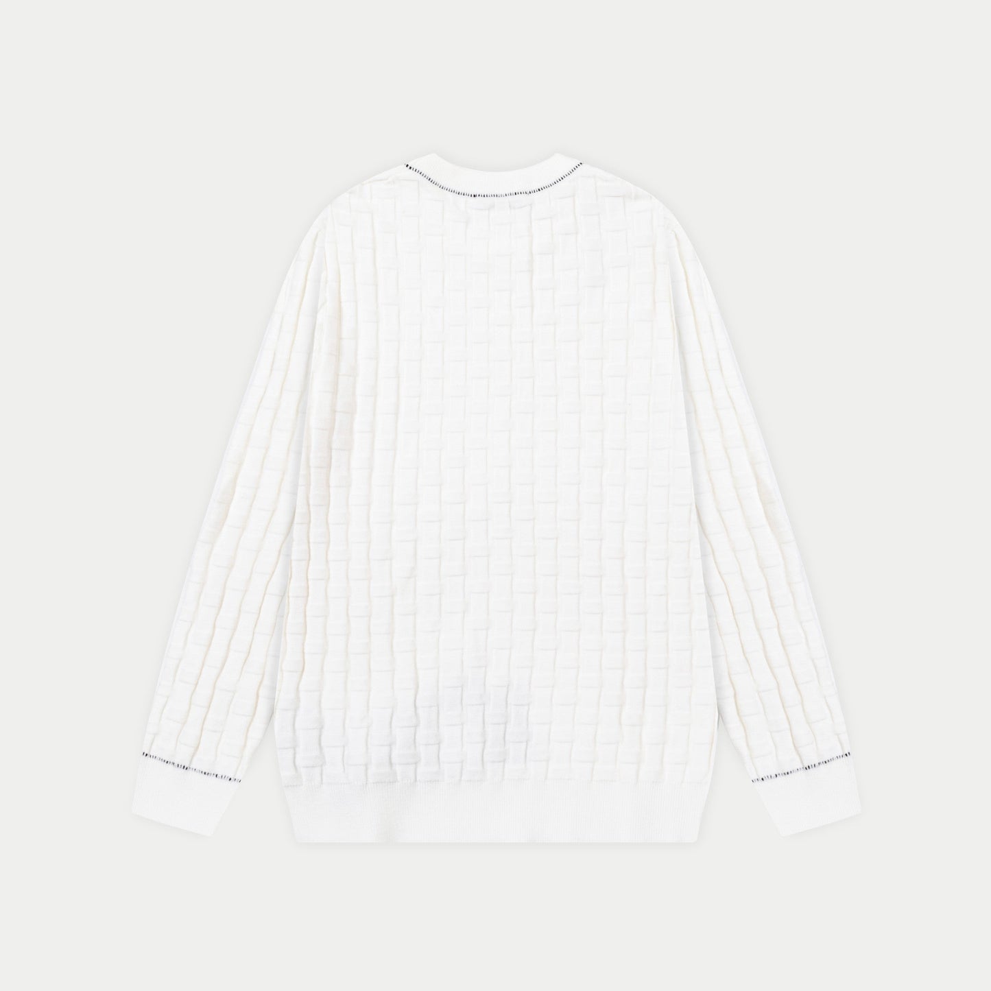 250930 new high-quality, soft and distinctive round-neck wool sweater with a neckline