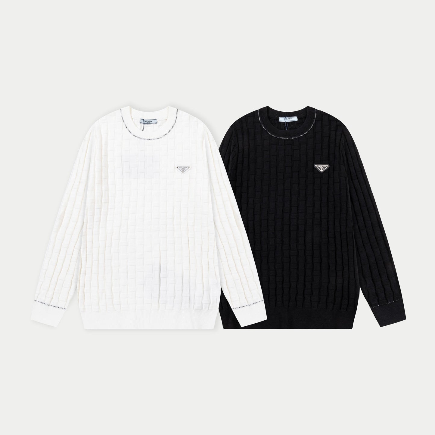 250930 new high-quality, soft and distinctive round-neck wool sweater with a neckline