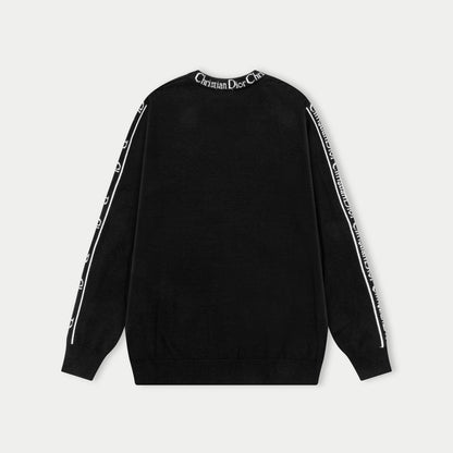 250930 new high-quality, soft and distinctive round-neck wool sweater with a neckline