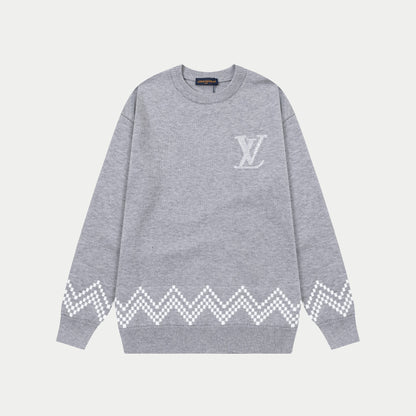 250930 New high-quality soft wool round-neck sweater