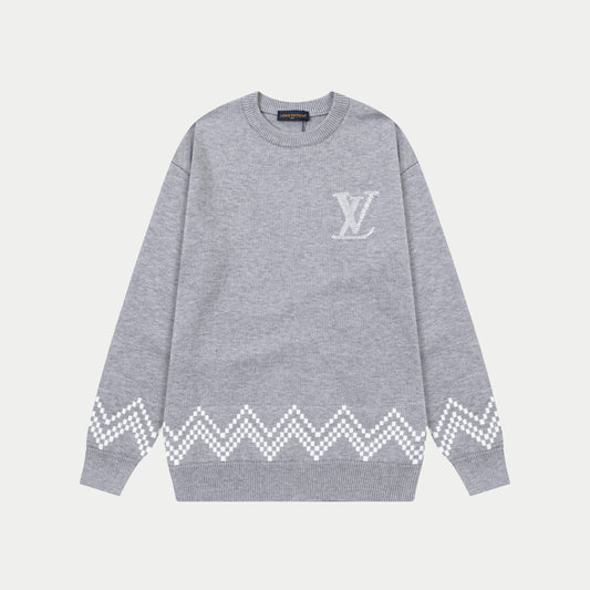 250930 New high-quality soft wool round-neck sweater