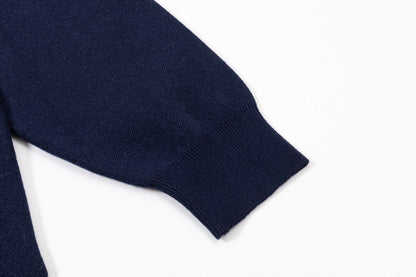 250930 New high-quality soft wool round-neck sweater