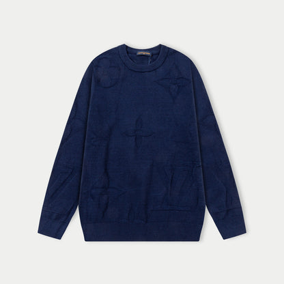 250930 New high-quality soft wool round-neck sweater