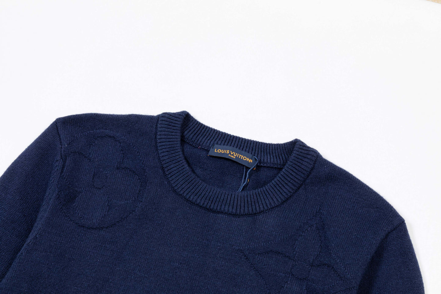 250930 New high-quality soft wool round-neck sweater