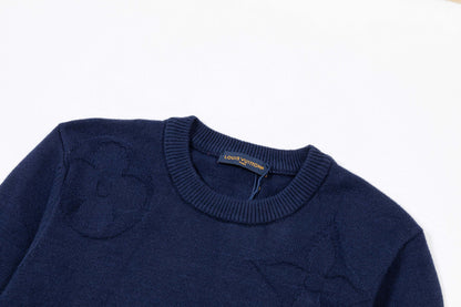 250930 New high-quality soft wool round-neck sweater