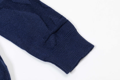 250930 New high-quality soft wool round-neck sweater