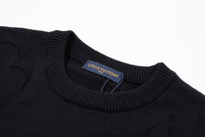250930 New high-quality soft wool round-neck sweater