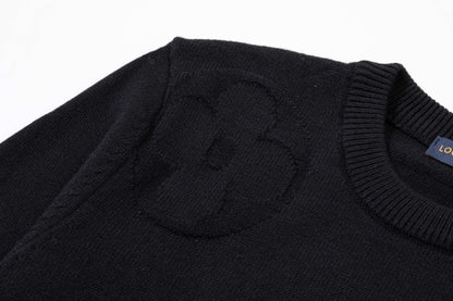 250930 New high-quality soft wool round-neck sweater