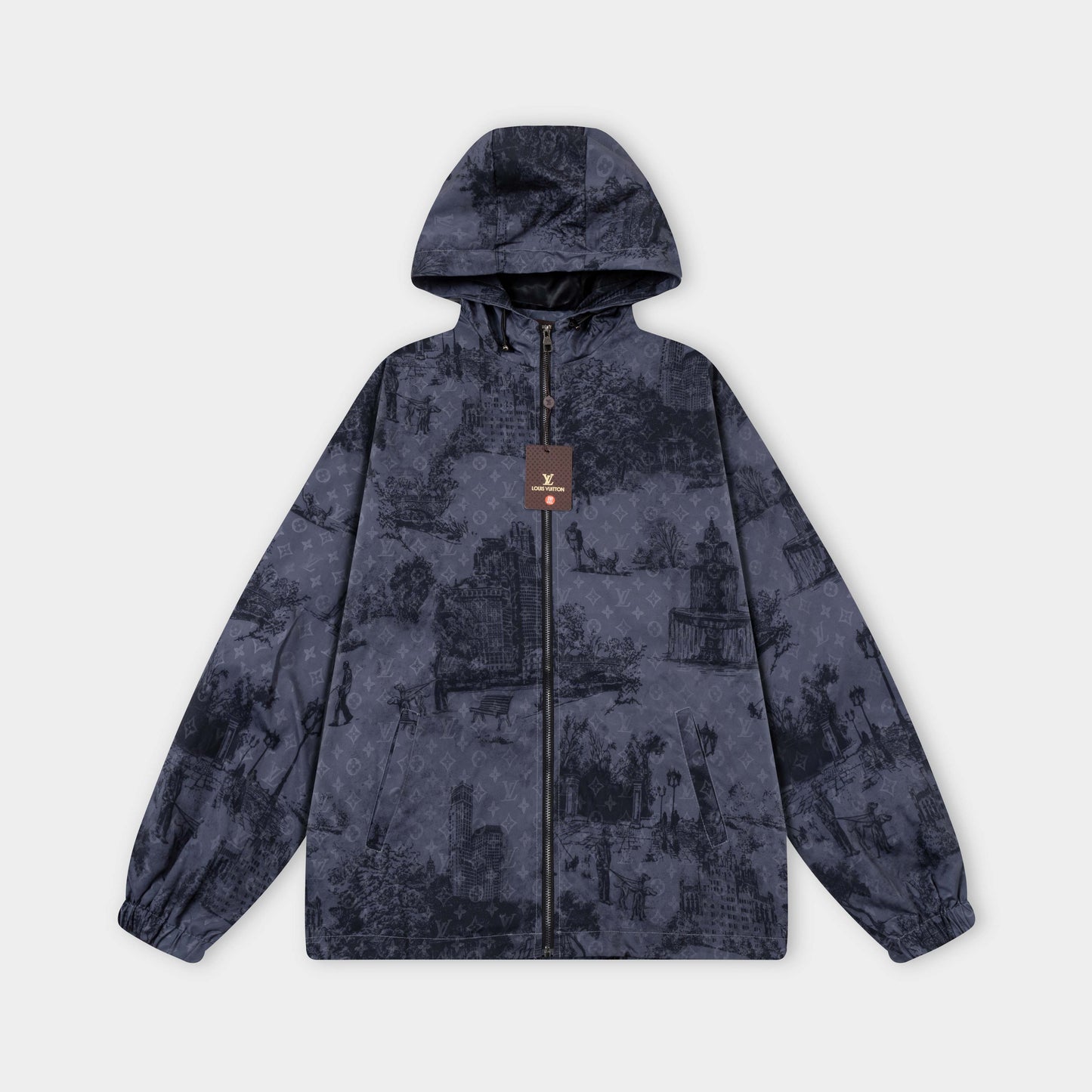 250930 new high-quality full-print hooded jacket