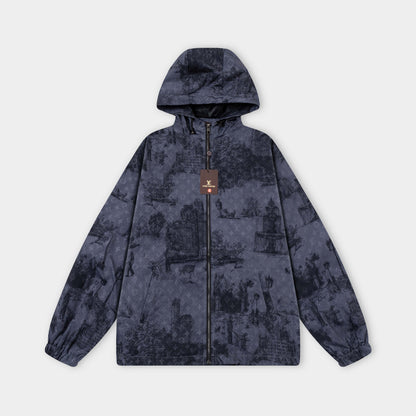 250930 new high-quality full-print hooded jacket