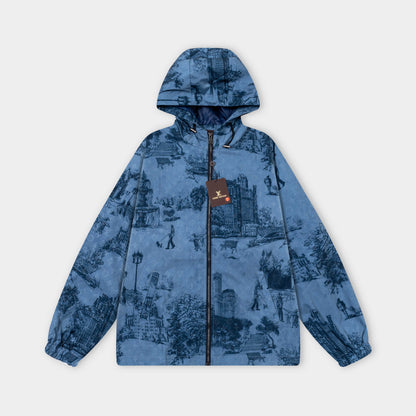 250930 new high-quality full-print hooded jacket