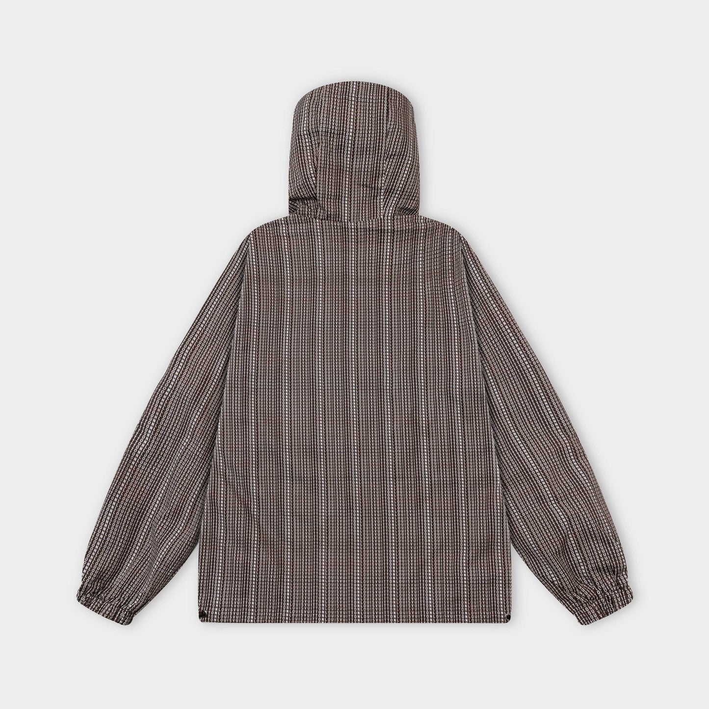 250930 new high-quality full-print checkered hooded jacket