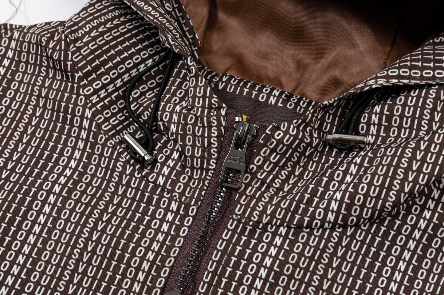 250930 new high-quality full-print checkered hooded jacket