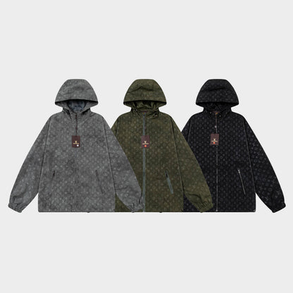 250930 A new high-quality full-print hooded jacket