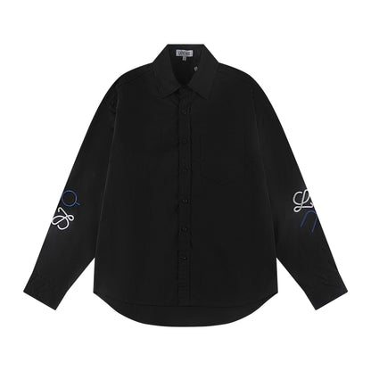 250930 New high-quality embroidered Logo shirt