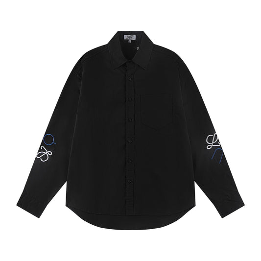 250930 New high-quality embroidered Logo shirt