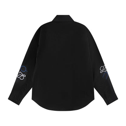 250930 New high-quality embroidered Logo shirt