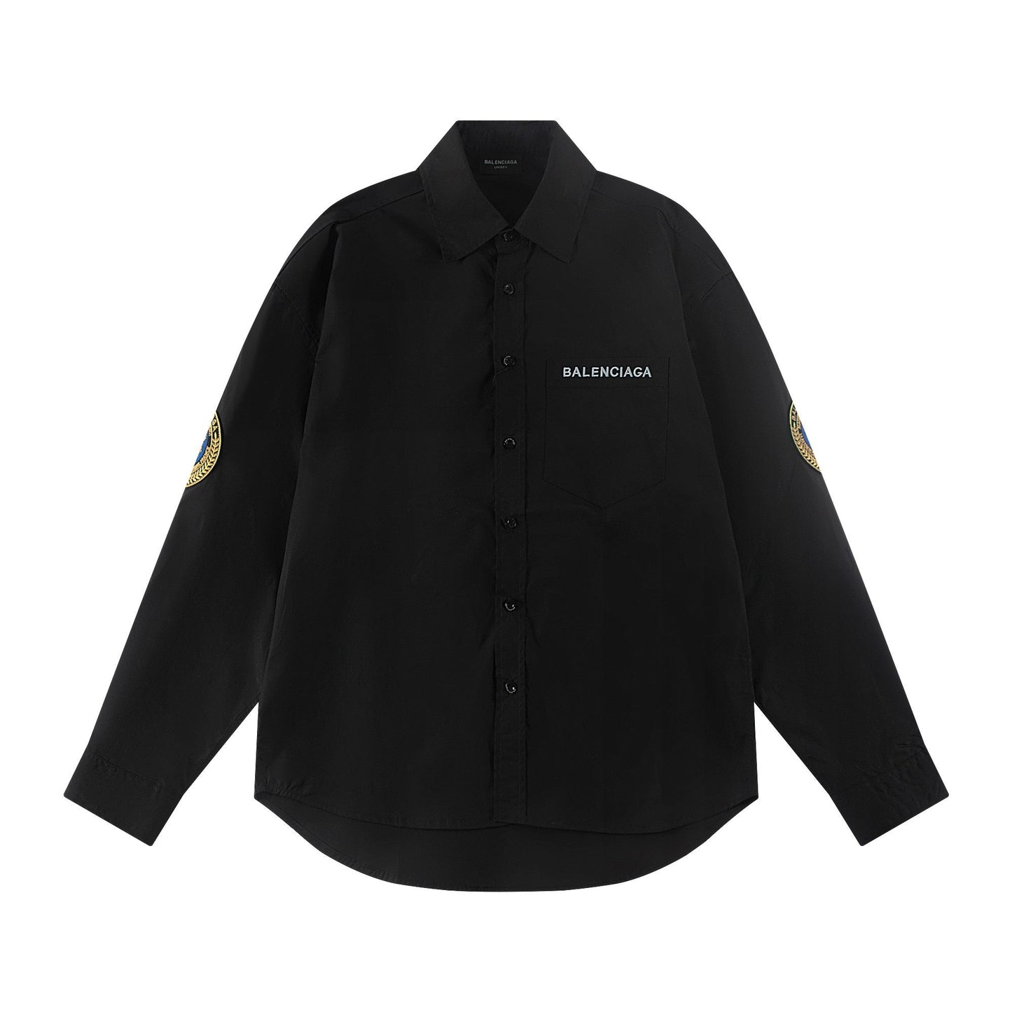 250930 New high-quality lion logo single-breasted casual long-sleeved shirt