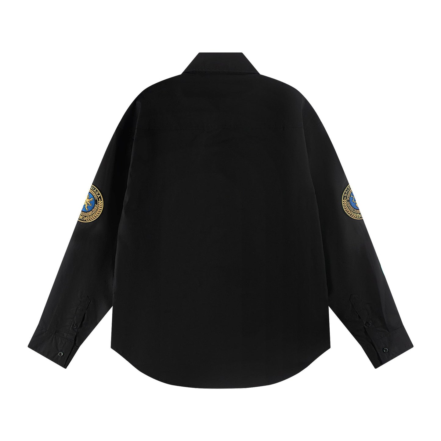 250930 New high-quality lion logo single-breasted casual long-sleeved shirt