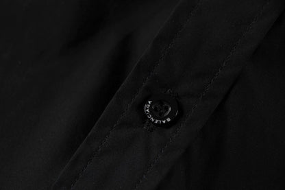 250930 New high-quality lion logo single-breasted casual long-sleeved shirt