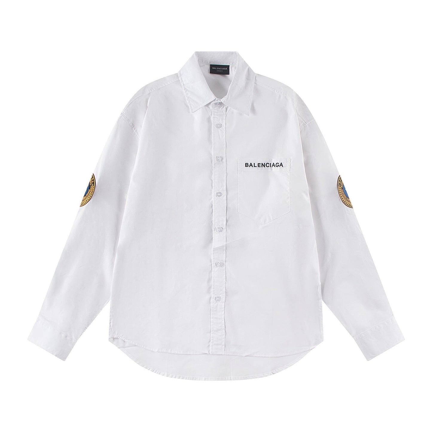 250930 New high-quality lion logo single-breasted casual long-sleeved shirt