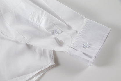 250930 New high-quality lion logo single-breasted casual long-sleeved shirt