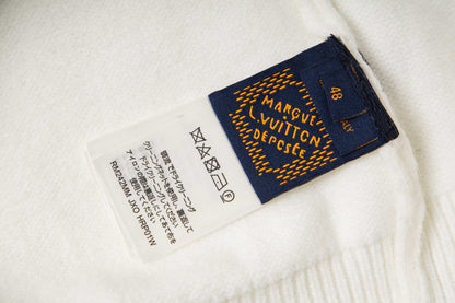 251008 new high-quality, soft and skin-friendly jacquard cashmere blend sweater