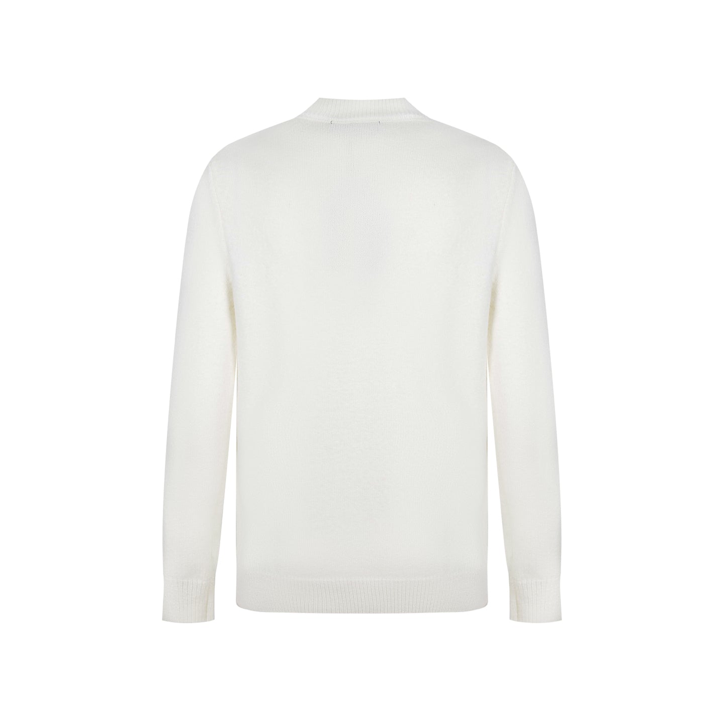 251008 new high-quality, soft and skin-friendly jacquard cashmere blend sweater