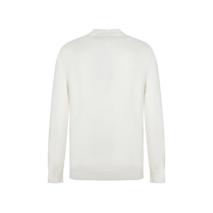 251008 new high-quality, soft and skin-friendly jacquard cashmere blend sweater