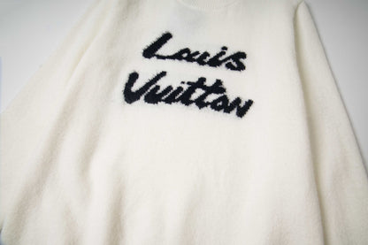251008 new high-quality, soft and skin-friendly jacquard cashmere blend sweater