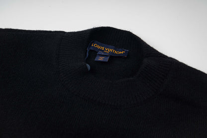 251008 new high-quality, soft and skin-friendly jacquard cashmere blend sweater