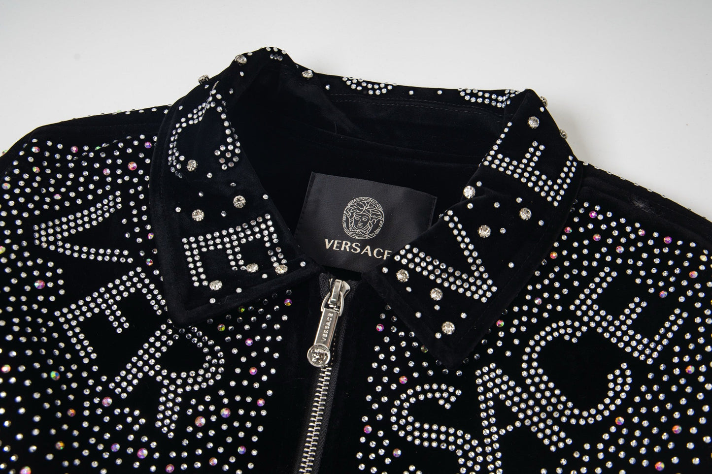 251008  new high-quality heavy-duty jacket with a full-body design featuring flash diamond craftsmanship