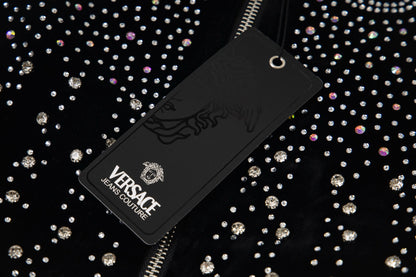 251008  new high-quality heavy-duty jacket with a full-body design featuring flash diamond craftsmanship
